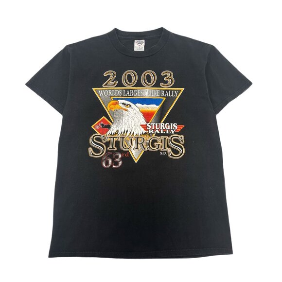 2003 Sturgis Bike Rally Eagle Graphic Tee M - Picture 1 of 5